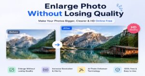 enlarge photo without losing quality