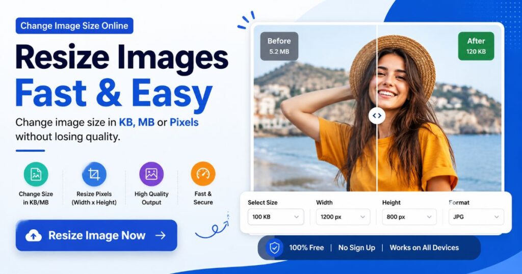 Change Image Size - Online Free Without Losing Quality