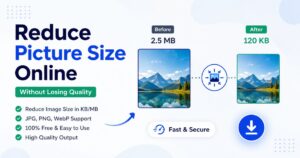 reduce picture size - online without losing quality