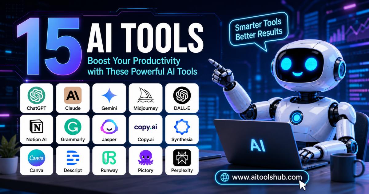 Top 15 Best AI Tools for Content Creators  