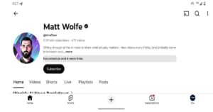 ai youtube channel